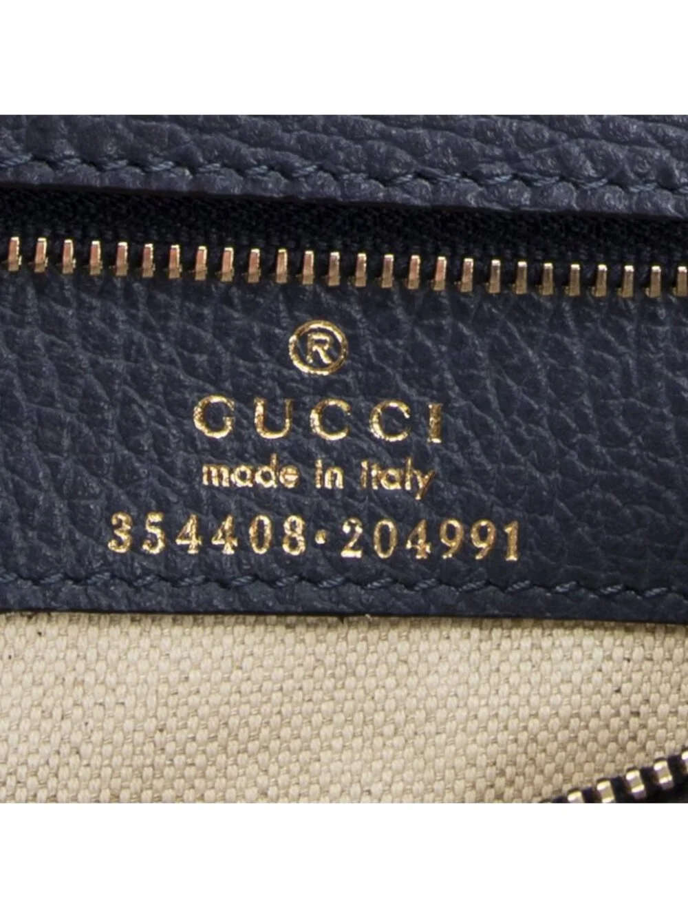Gucci Small Swing Tote Purple Grain Calf Skin Leather